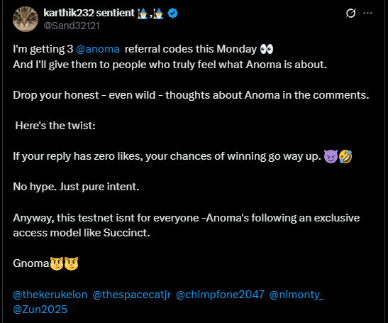 karthik232 sentient (@sand32121) on Twitter photo Big congrats to <a href="/TU6843031579621/">Stacorby</a> & <a href="/AmarKum62695153/">Hope|| patna.bnb (๐งโโ๏ธ,๐งโโ๏ธ) Anomage ๐ฆ๐ฅ</a> - you've been selected as the winners for the Anoma code giveaway!
I'll be dropping one code tomorrow - or maybe more.
๐๐๐ง๐ญ ๐ญ๐จ ๐ฐ๐ข๐ง ๐ญ๐ก๐ ๐ง๐๐ฑ๐ญ ๐๐จ๐๐?
โ
Like
๐ Retweet
๐ค Follow me
Drop a comment Big congrats to <a href="/TU6843031579621/">Stacorby</a> & <a href="/AmarKum62695153/">Hope|| patna.bnb (๐งโโ๏ธ,๐งโโ๏ธ) Anomage ๐ฆ๐ฅ</a> - you've been selected as the winners for the Anoma code giveaway!
I'll be dropping one code tomorrow - or maybe more.
๐๐๐ง๐ญ ๐ญ๐จ ๐ฐ๐ข๐ง ๐ญ๐ก๐ ๐ง๐๐ฑ๐ญ ๐๐จ๐๐?
โ
Like
๐ Retweet
๐ค Follow me
Drop a comment