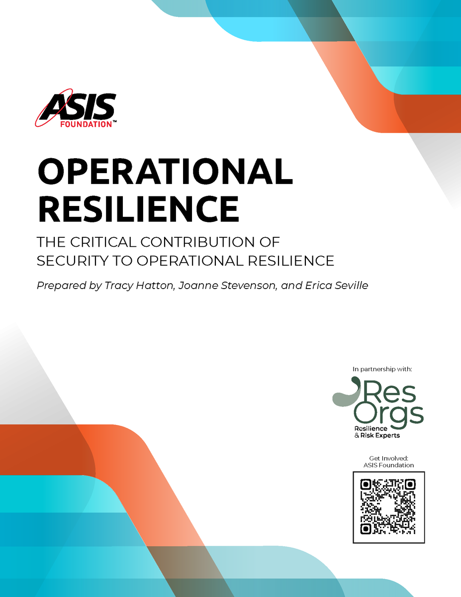 Out Now! #Operationalresilience is the part of overall organizational resilience that focuses on ensuring the continuity of essential services in the face of disruption. This report dives into the emerging practice of operational resilience. bit.ly/4m1tD1m #security
