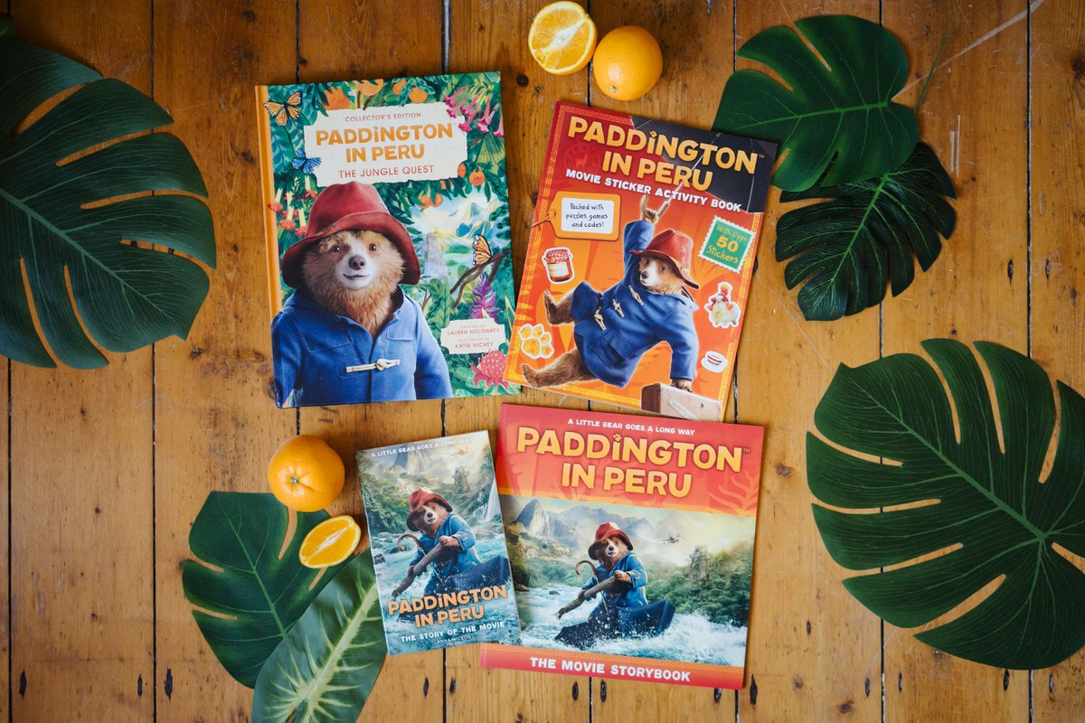 HarperCollinsCh's tweet image. Read it and watch it these summer holidays! 🍊 Escape with Paddington in Peru with the family with the official novel and more! For all ages #PaddingtoninPeru 🐻🍃 amzn.to/3zHINXa