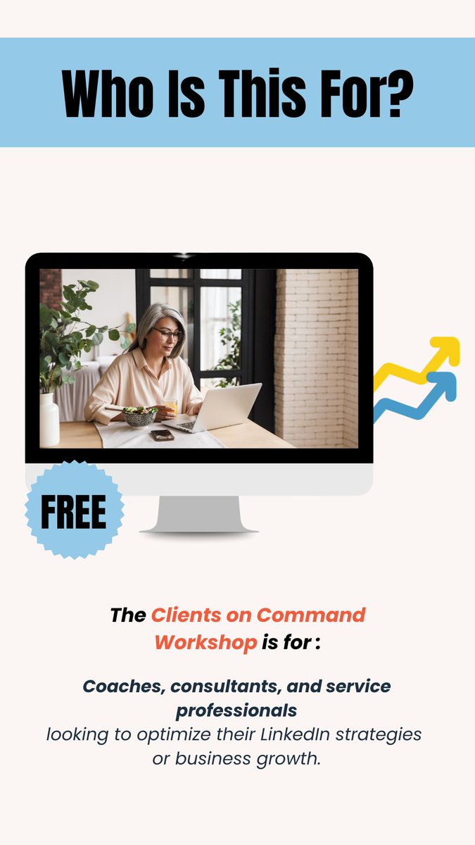 LinkedIn isn’t broken.

You just need a strategy that builds trust AND positions you as the expert.
That’s what you’ll get inside the Clients on Demand workshop.

Starts July 28 — grab your seat at 
thetimetogrow.com/a/2148093811/7… 

🔗Link in BIO under EVENTS