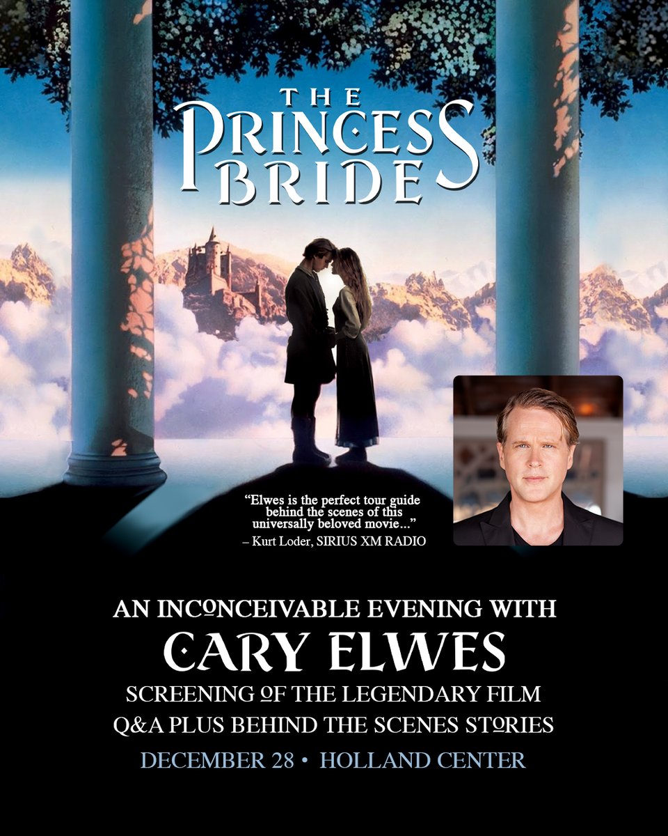 operformingarts (@operformingarts) on Twitter photo Win tickets before you can buyβΌοΈ
Head over to Instagram, tag your friends, and we'll pick a winner on Thursday π
The Princess Bride: An Inconceivable Evening with <a href="/Cary_Elwes/">Cary Elwes</a> is coming to the Holland Center on Dec. 28 π°
π« Tickets start at $ and go on sale this Fri. July Win tickets before you can buyβΌοΈ
Head over to Instagram, tag your friends, and we'll pick a winner on Thursday π
The Princess Bride: An Inconceivable Evening with <a href="/Cary_Elwes/">Cary Elwes</a> is coming to the Holland Center on Dec. 28 π°
π« Tickets start at $ and go on sale this Fri. July
