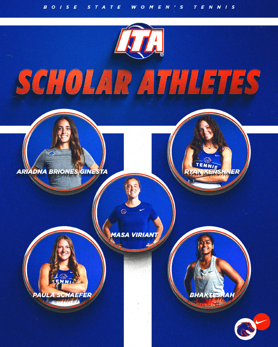 BroncoSportsWTN's tweet image. Working hard in the classroom💪
The squad has earned its 11th consecutive Intercollegiate Tennis Association All-Academic team award while these individuals were named ITA Scholar Athletes‼️📚
#BleedBlue | #WhatsNext