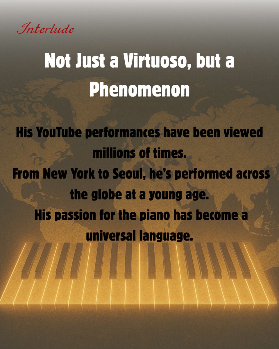 interludeHK's tweet image. Yunchan Lim Not just a piano prodigy, but the musical voice of a new era.
Yunchan Lim: Is He the Best Young Pianist Today?
l24.im/jhfxCY
#YunchanLim #ClassicalMusic