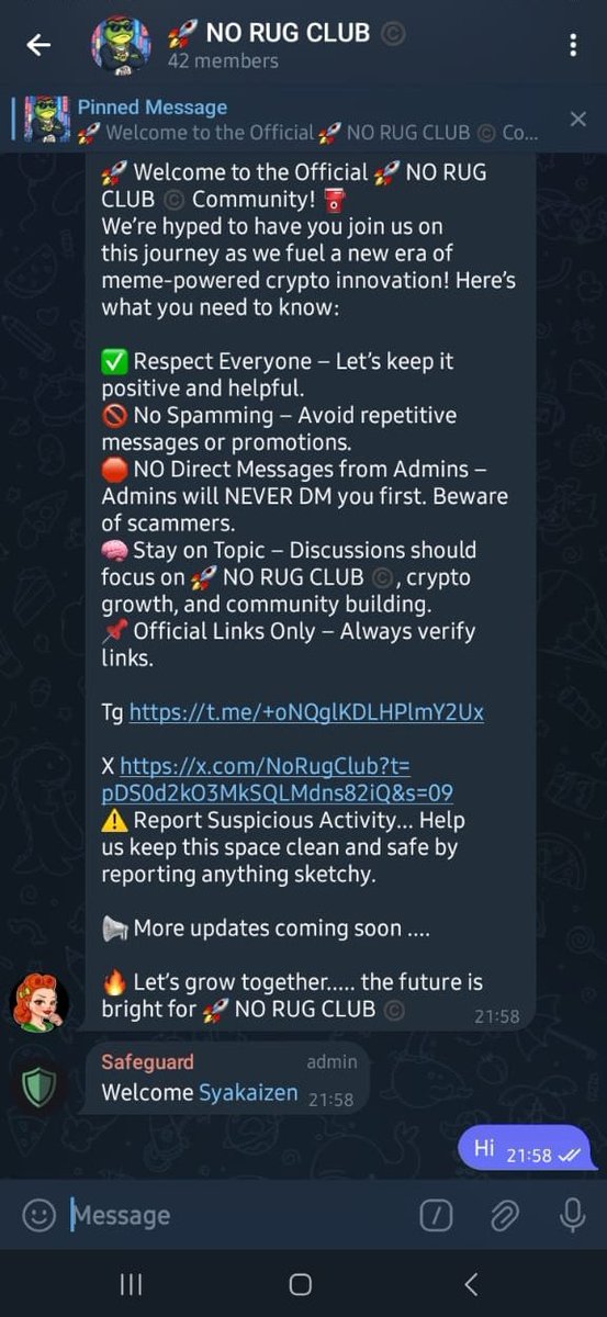 syakaizen's tweet photo. @NoRugClub @crypto_pal12 @cryptodailyuk @6az___ @__SarahLoren @AshCryptoX1 @cryptocom @chainlink @BlockCGems @PumpFunBul @ChainPrime Good project 

9ZcWVHZgNnMwvxHuygnmjdg7np7vEKVKeoWA7De8GTwS https://t.co/Rrvhj6kQ4r