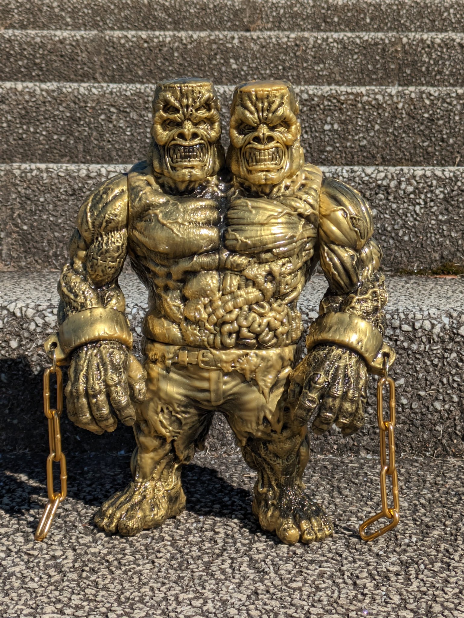 もうこやま ジャイアントゴリラフランケン ブラックゴールド もうこやま ジャイアントゴリラフランケン ブラックゴールド もう