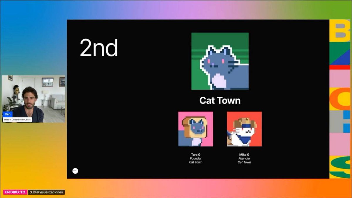 CatTownBase's tweet image. 🎉 That’s a wrap on the #IncuBase program - and Cat Town took 2nd place! 🥈🐾

We&apos;re incredibly proud to have grown alongside so many brilliant builders and projects, and massively grateful to @base, @buildonbase &amp;amp; @OdiseaLabs for the support, guidance, and good vibes throughout…