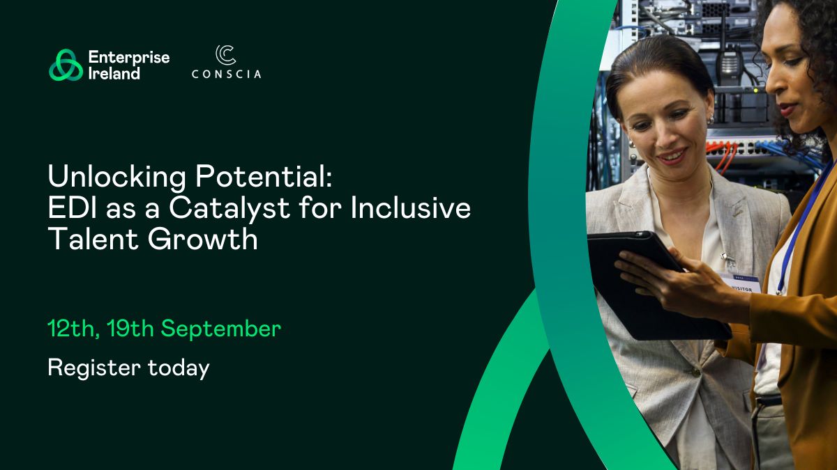 Entirl's tweet image. Join us for a webinar series on EDI, hosted in collaboration with @consciaireland.
Our next session, on September 12th will look at proposed changes to equality legislation and government strategies in the ROI.
Register here shorturl.at/N4Apv