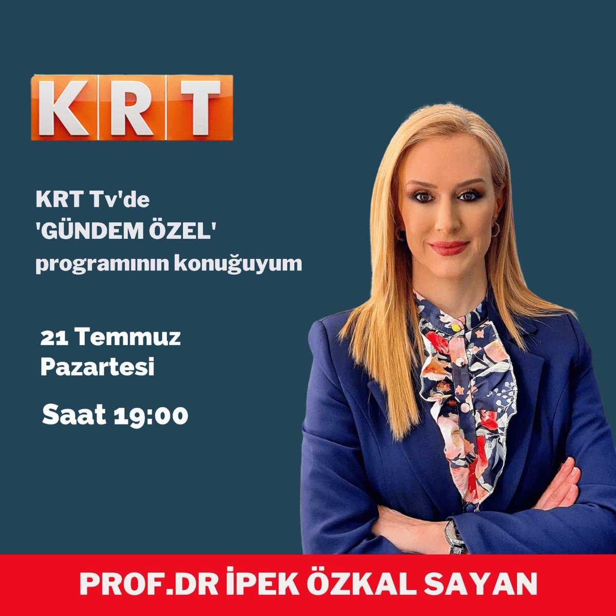 ipekozkal's tweet image. Suriye’deki çatışmaları ve sıcak gündemi değerlendireceğiz.
Saat 19:00’da görüşmek üzere…
@KRTCANLI