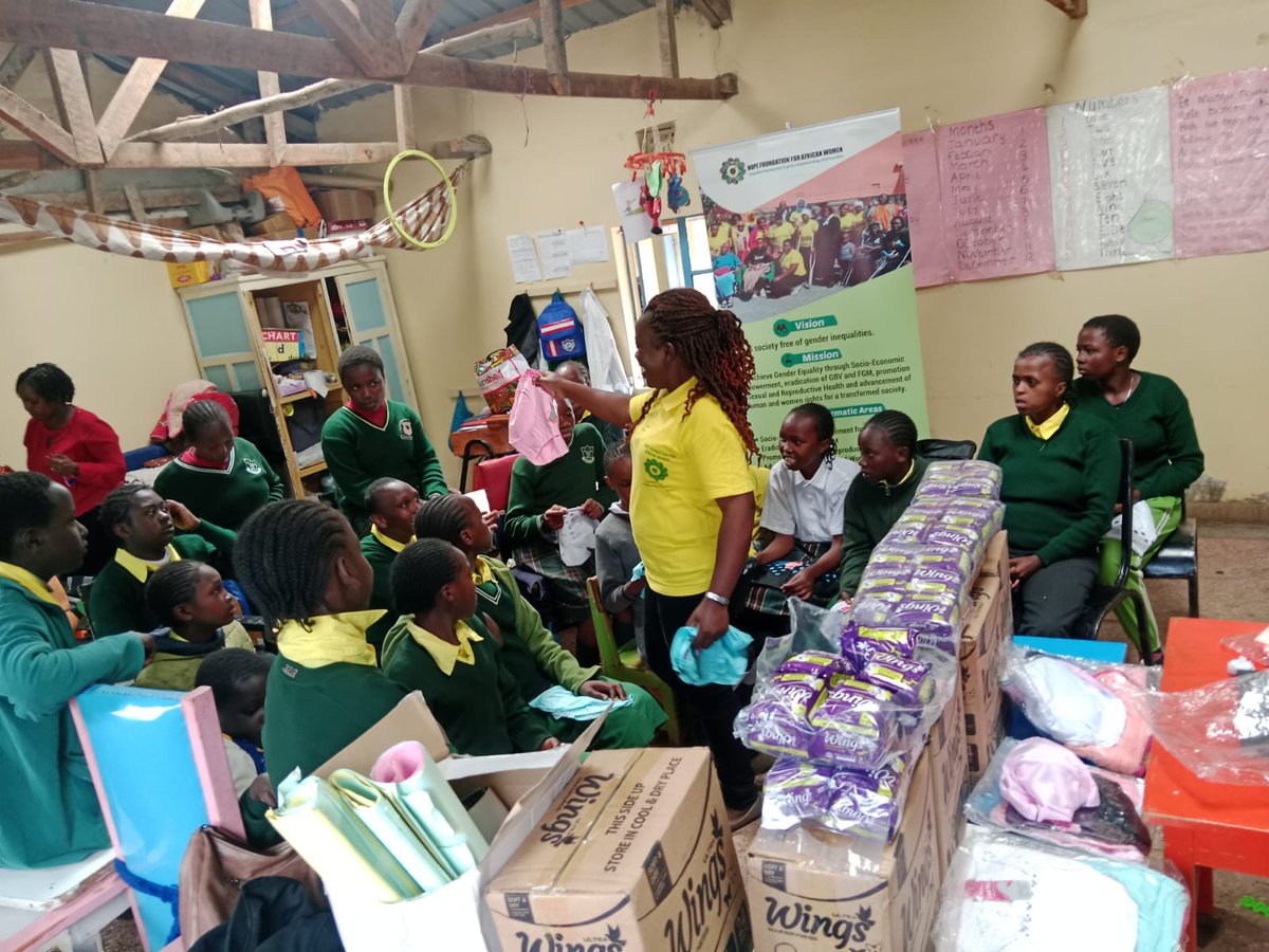 HFAW2015's tweet image. HFAW proudly conducted a successful distribution of sanitary pads and underpants to girls living with disabilities in special units across primary schools in Kajiado County.

Menstrual health is a right, not a privilege.
#DisabilityInclusion 
#MenstrualEquity  
#KajiadoCounty