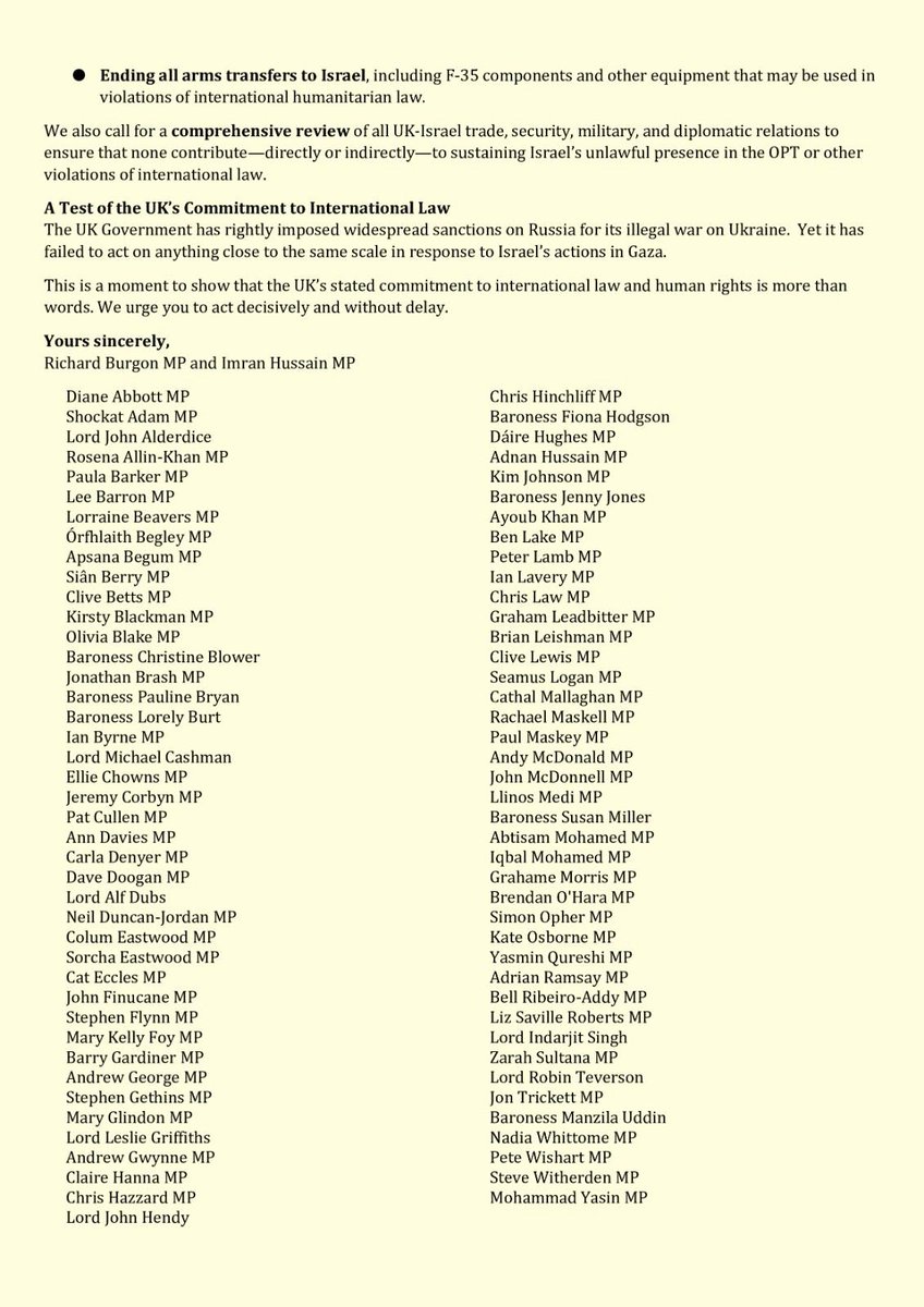 LeeBarronMP's tweet image. I am calling on the Government to act following the ICJ Advisory Opinion and impose sanctions on Israel.
We have rightly imposed widespread sanctions on Russia for its illegal war on Ukraine. We now need to do the same in our response to Israel’s actions on Gaza.