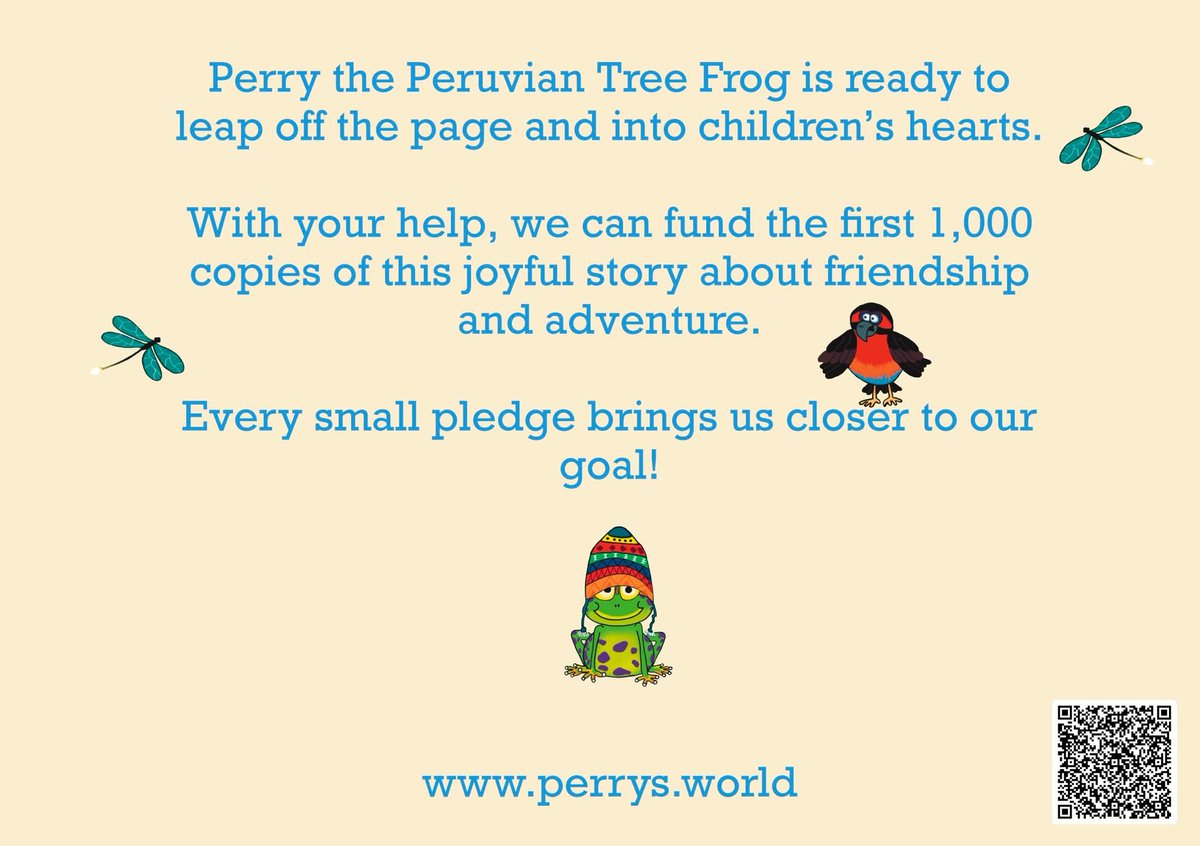 PerryHenryEnzo's tweet image. A quick leaflet design to help push me over the finish line 😊🙏❤️
Perrys World will be out soon! 😁