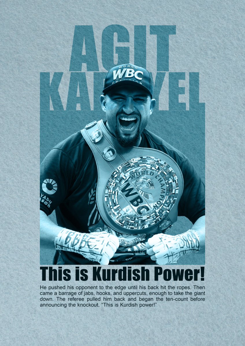 KrdChronicle's tweet image. “He pushed his opponent to the edge until his back hit the ropes. Then came a barrage of jabs, hooks, and uppercuts, enough to take the giant down. The referee pulled him back and began the ten-count before announcing the knockout. “This is Kurdish power!” his brother shouted…