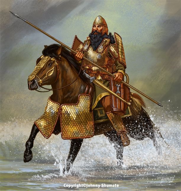 BiruniKhorasan's tweet image. Scythian/Saka chieftain.
By Johnny Shumate via DeviantArt.