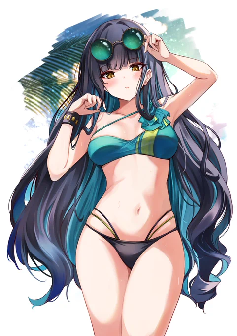 暑い!水着!最高! #3連休はフォロワーが増えるらしい #海の日