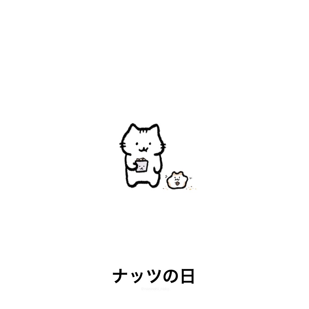 nannohi_neko's tweet image. #今日は何の日 #猫 #ねこ 
#ナッツの日