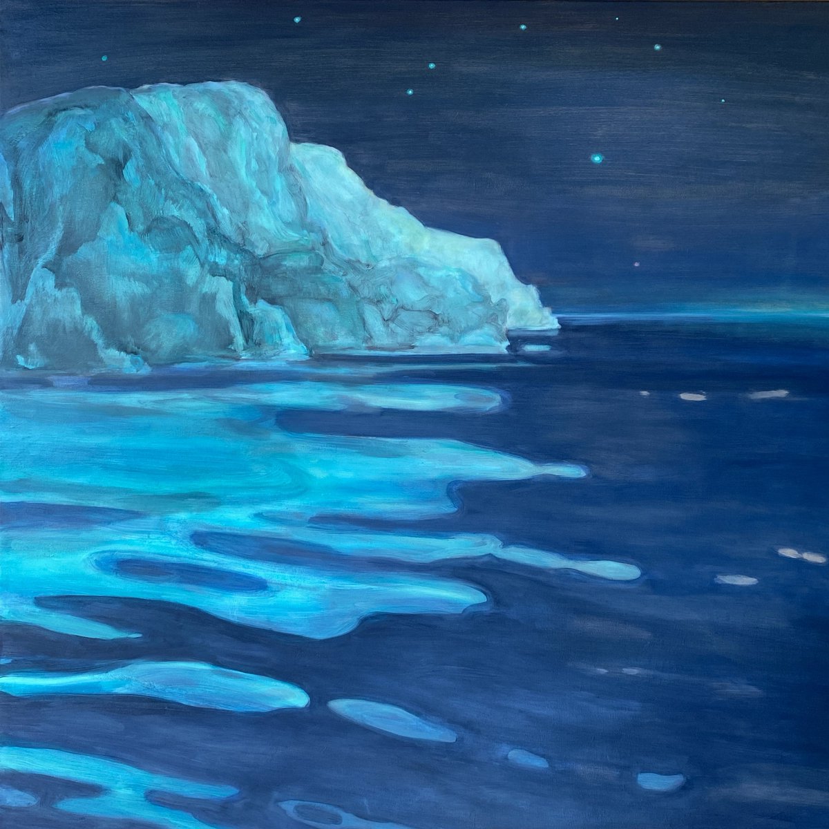 ClancyGallery's tweet image. Take a drive to @ClancyGallery overlooking Dungarvan Bay in the beautiful @GaeltachtDeise & experience Seoda Rúnda -Secret Treasures the elegant new work by Blawnin Clancy & Rayleen Clancy inspired by Co Waterford. Open 11-5pm
BLAWNIN CLANCY Other Where (Oil on canvas 100x100cm)