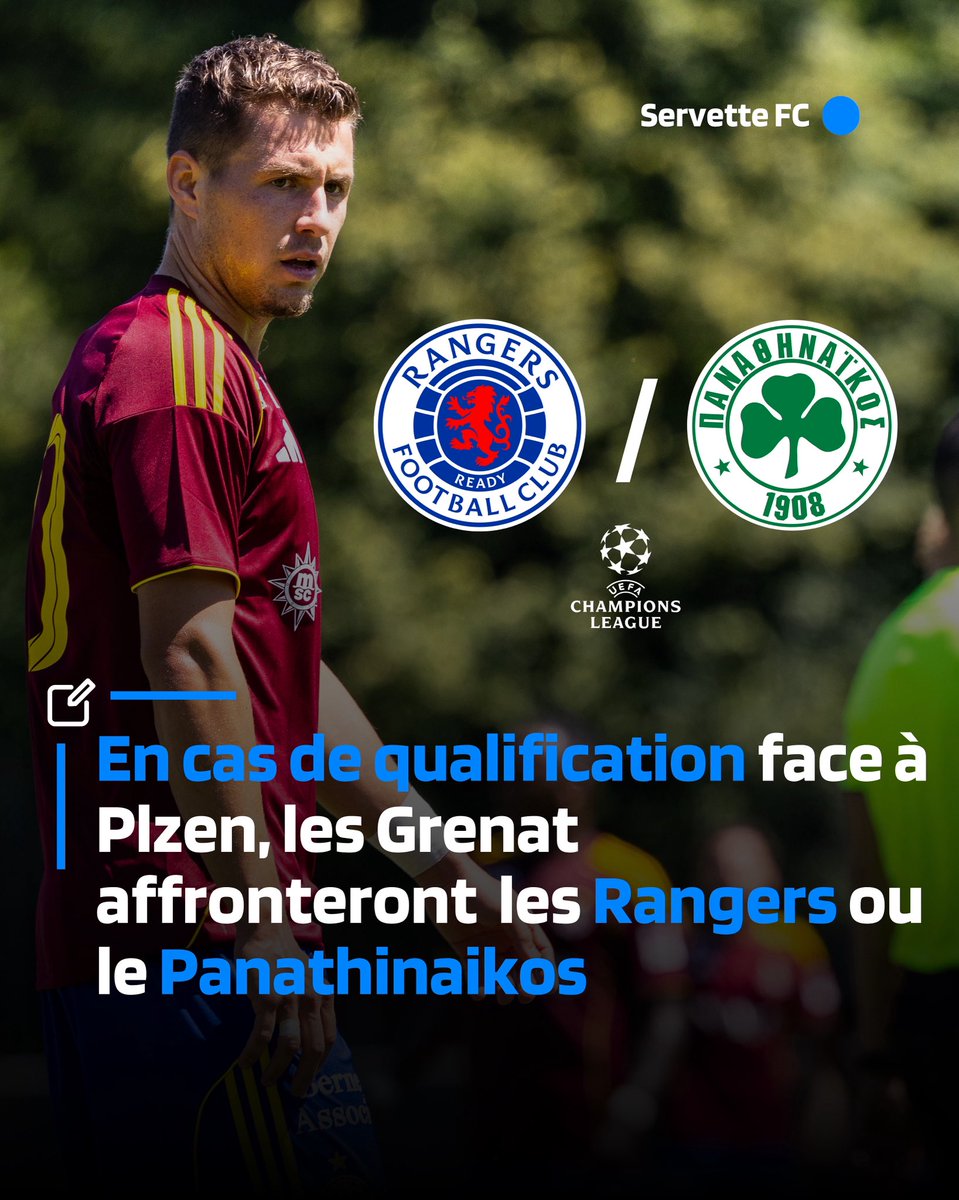 Lucarne Grenat (@lucarnegrenat) on Twitter photo ๐ช๐บ ๐ณ๐ฌ๐บ ๐น๐จ๐ต๐ฎ๐ฌ๐น๐บ ๐ถ๐ผ ๐ณ๐ฌ ๐ท๐จ๐ต๐จ๐ป๐ฏ๐ฐ๐ต๐จ๐ฐ๐ฒ๐ถ๐บ ๐ช๐จ๐บ ๐ซ๐ฌ ๐ธ๐ผ๐จ๐ณ๐ฐ๐ญ ๐ญ๐จ๐ช๐ฌ ๐จฬ ๐ท๐ณ๐๐ฌ๐ต
๐ด๓ ง๓ ข๓ ณ๓ ฃ๓ ด๓ ฟ / ๐ฌ๐ท En cas de qualification face au Viktoria Plzen, les Servettiens affronteront le vainqueur du match entre les Rangers et le Panathinaikos.
๐ค Alors, faisable ? ๐ช๐บ ๐ณ๐ฌ๐บ ๐น๐จ๐ต๐ฎ๐ฌ๐น๐บ ๐ถ๐ผ ๐ณ๐ฌ ๐ท๐จ๐ต๐จ๐ป๐ฏ๐ฐ๐ต๐จ๐ฐ๐ฒ๐ถ๐บ ๐ช๐จ๐บ ๐ซ๐ฌ ๐ธ๐ผ๐จ๐ณ๐ฐ๐ญ ๐ญ๐จ๐ช๐ฌ ๐จฬ ๐ท๐ณ๐๐ฌ๐ต
๐ด๓ ง๓ ข๓ ณ๓ ฃ๓ ด๓ ฟ / ๐ฌ๐ท En cas de qualification face au Viktoria Plzen, les Servettiens affronteront le vainqueur du match entre les Rangers et le Panathinaikos.
๐ค Alors, faisable ?