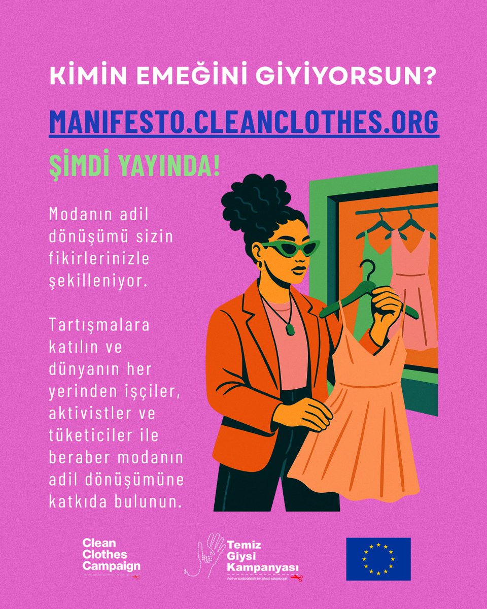 Moda endüstrisi sadece stil değil, aynı zamanda emek meselesi. Sorumlu bir tüketici olmak hem dünya hem de insanlar için sorumlu olmayı da gerektiriyor.
İşte bu yüzden Adil Geçiş Manifestosu, modayı herkes için daha adil ve sürdürülebilir hale getirmek için yazılıyor.
