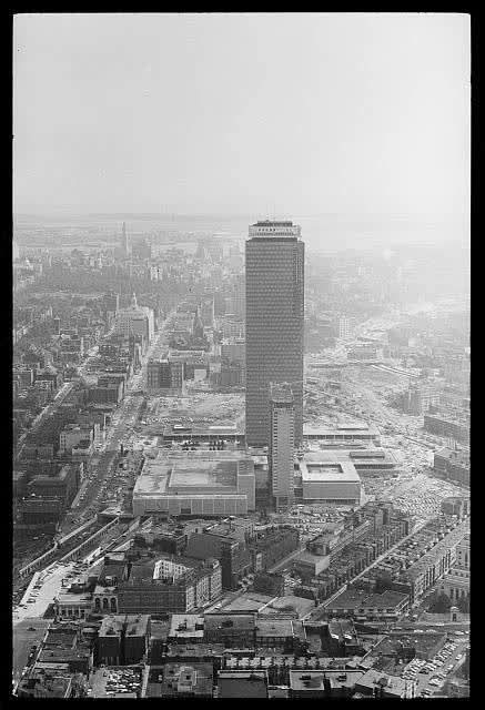 OldSchoolBoston's tweet image. Prudential Center, Boston, Massachusetts, 1964. (Library of Congress)