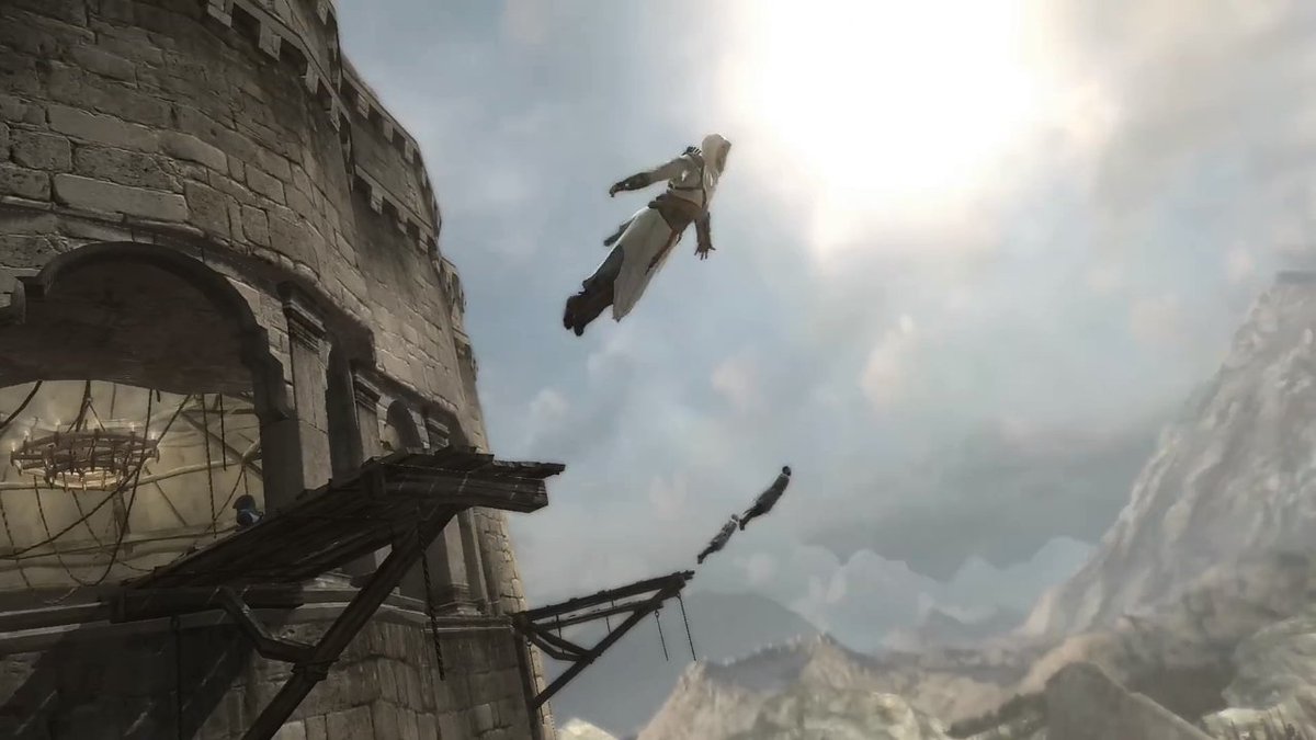 Yassonim's tweet image. Played up until getting to Damascus last night, the parkour stuff is genuinely so much fun. I can't get enough of jumping off buildings on a haystack
I wasn't expecting to hear actual Arabic spoken in this game tho, I'm pleasantly surprised