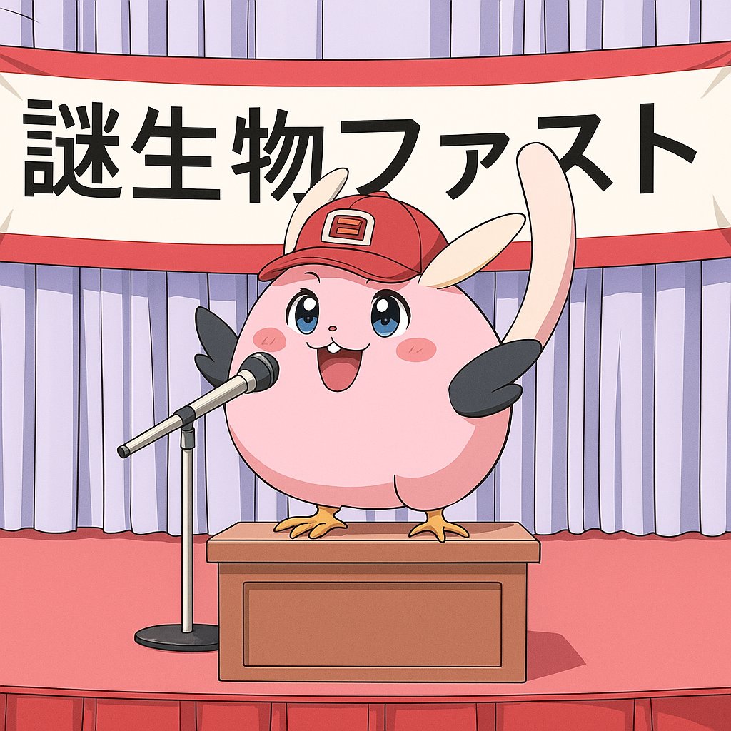 勇者党が出来たので、「新党からあげ」も立ち上げました( ˘ω˘ )