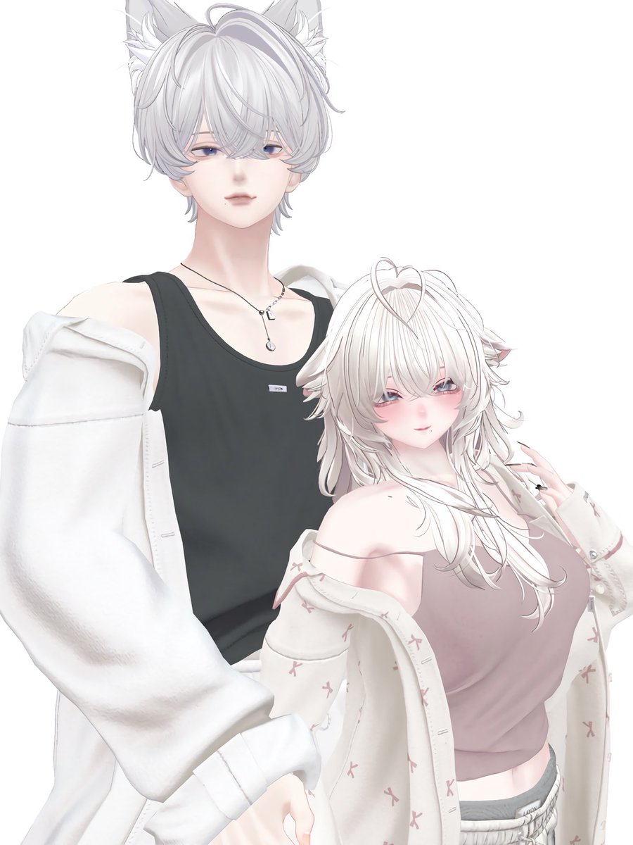 a__zuu__'s tweet image. 両方とも改変したт т顔が良いﾈ✊🏻
#Shuan3D #Minase3D #LAYON服