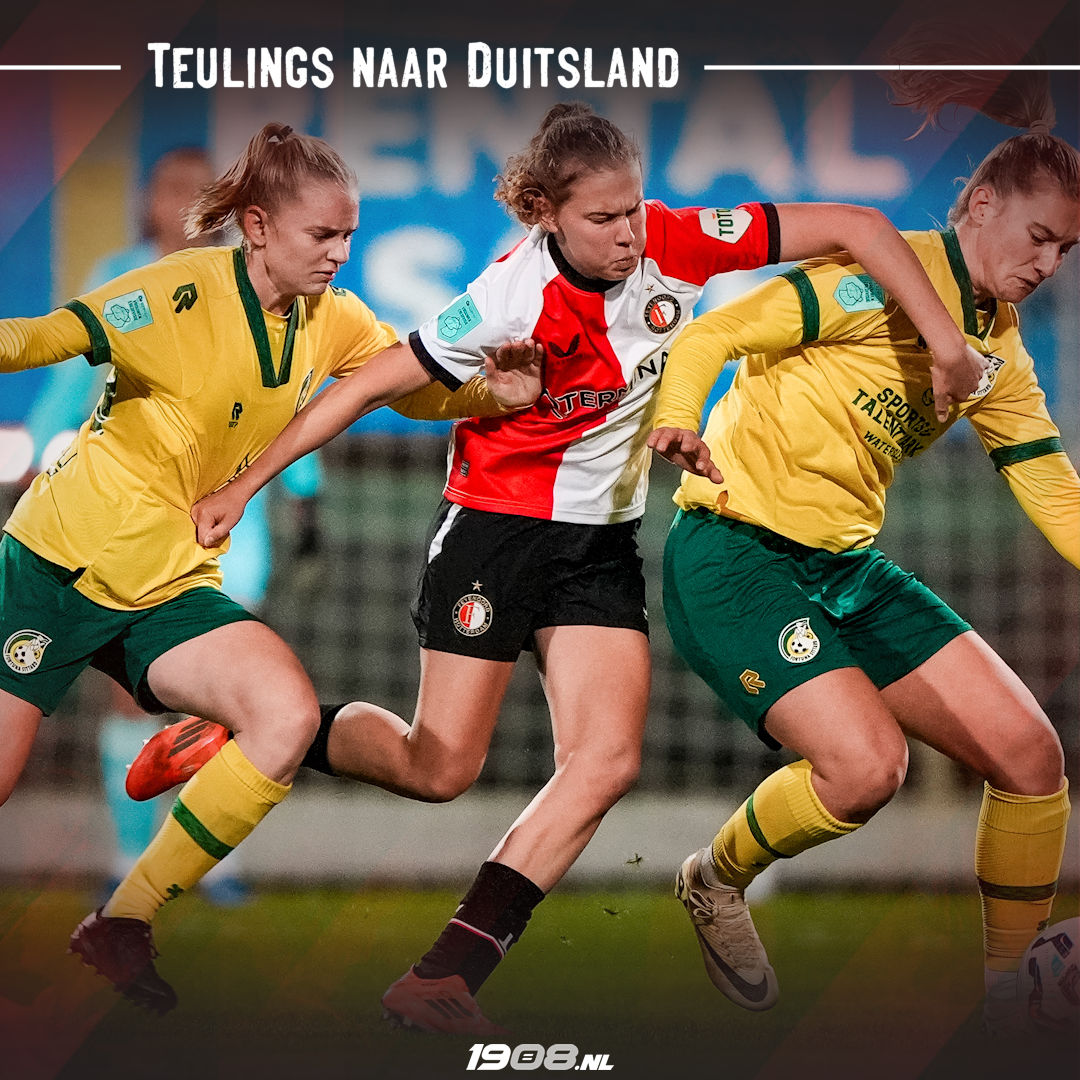 Na 1 seizoen bij Feyenoord vrouwen verlaat Jarne Teulings de Rotterdamse club voor Eintracht Frankfurt. Jarne, bedankt!
#feyenoord #feyenoordvrouwen