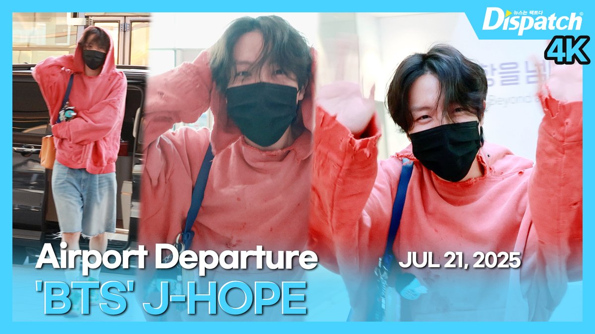 Dicon_korea's tweet photo. [🎥] '방탄소년단' 제이홉('BTS' J-HOPE), 인천국제공항 출국

https://t.co/rqQK677n1D

#방탄소년단 #BTS #제이홉 #J_HOPE #정호석 #JeongHoseok #공항패션 #공항 #출국 #airport #departure #DIPE #디스패치 #dispatch https://t.co/Xe581oOgyO