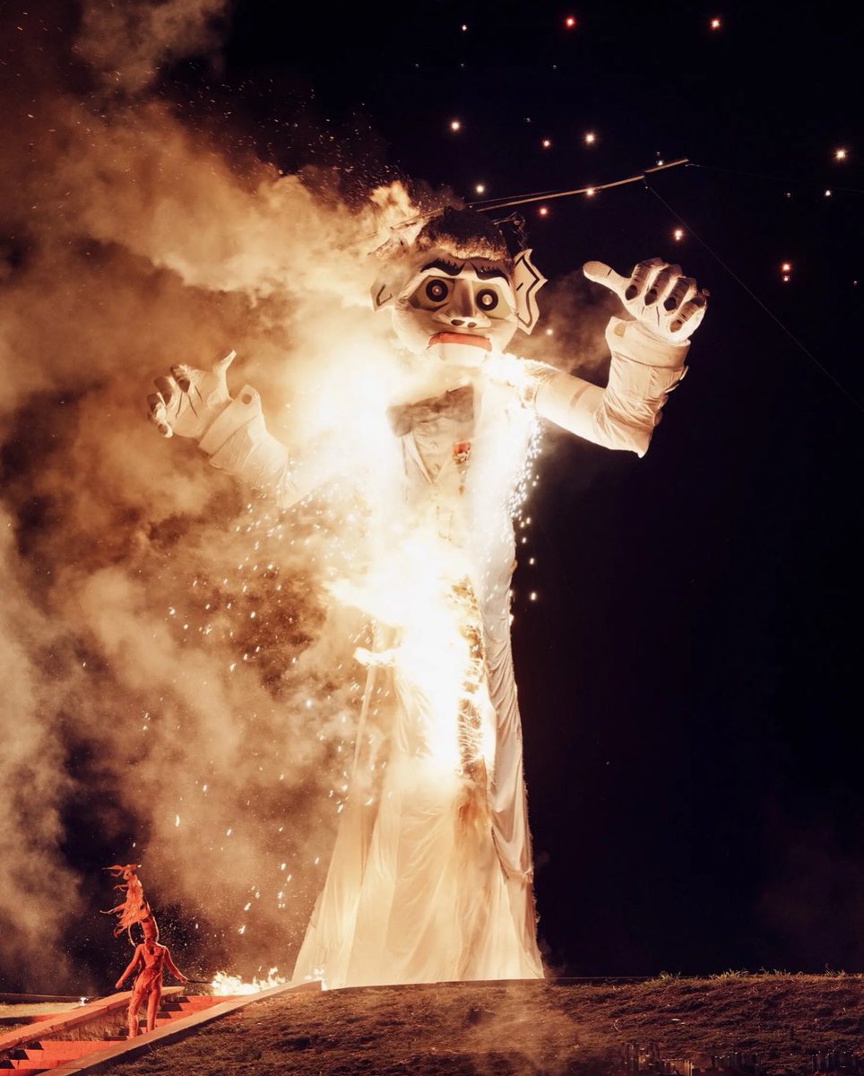 There are so many New Mexico deep cuts in EDDINGTON, but my fave is the creepy statue that scares Joaquin Phoenix in the final act. Anyone from Ari Aster’s hometown of Santa Fe will instantly recognize it as Zozobra, the 50-ft effigy we burn in a pagan-ish ceremony every year…