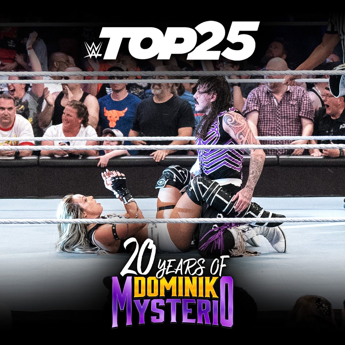 WWEespana's tweet image. Seguimos celebrando los 20 AÑOS de @DomMysterio35 🎉🥳
2️⃣5️⃣ de los mejores momentos de #DirtyDom 😏
▶️ youtube.com/watch?v=JwopKg…