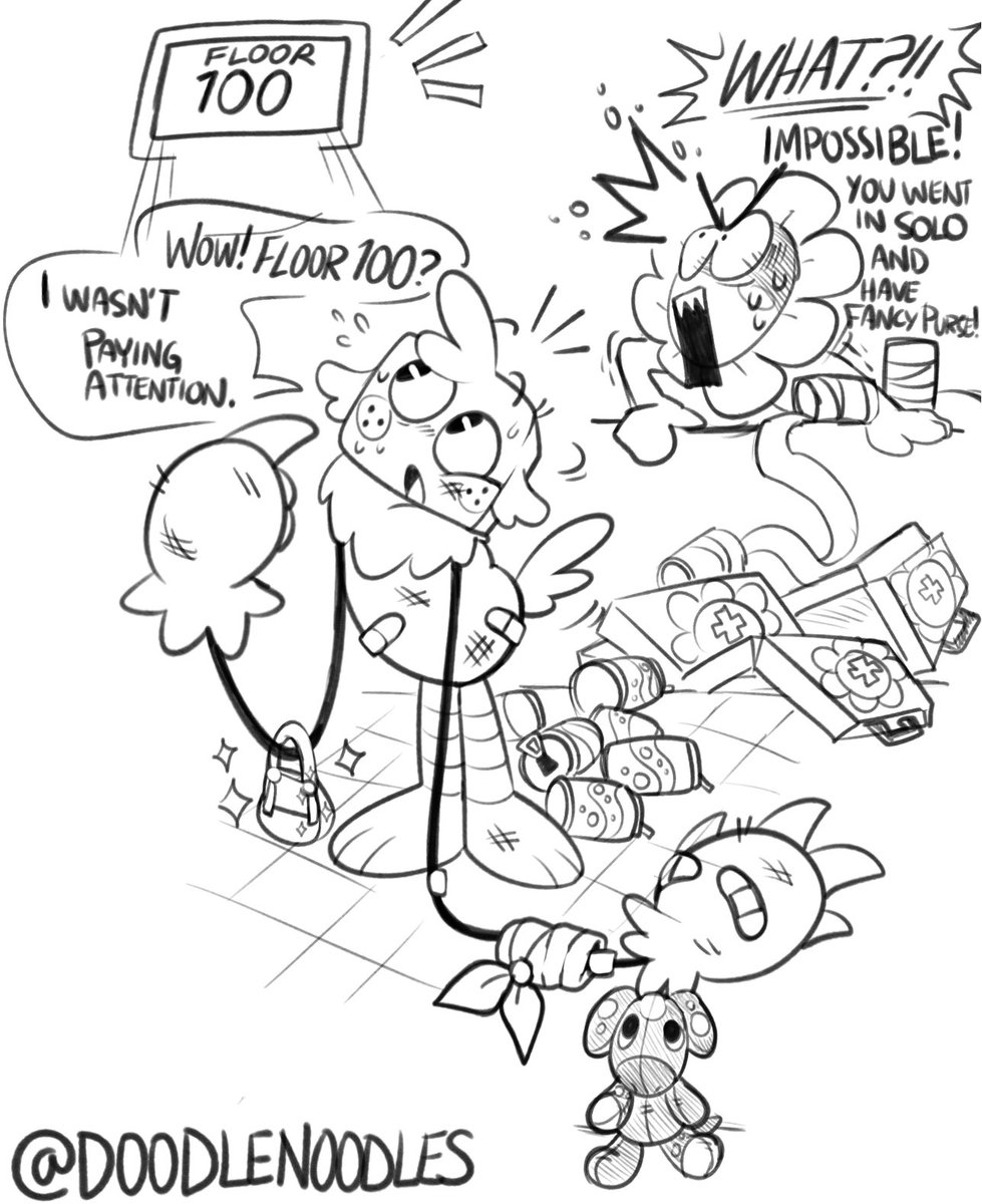 D00DLEN00DLES's tweet image. The fancy purse goob that locked in 👜 ✨ #goob #dandysworld #dandysworldart #dandysworldfanart