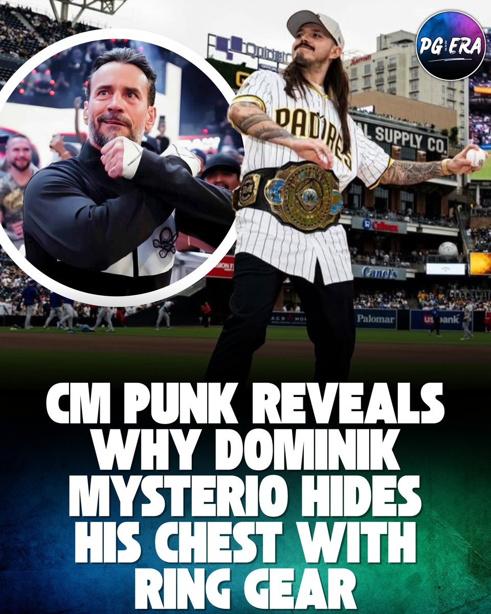 thepgeraa's tweet image. "A lot of people don't know he does that because a lot of the tattoos he got are misspelled because Dominik can't read"
- CM Punk