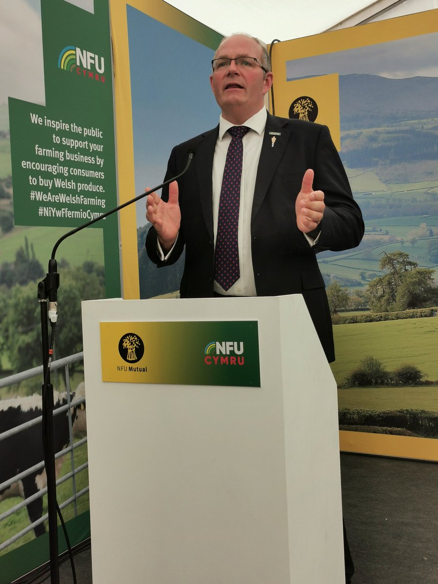 PhilipCaseFW's tweet image. 🗣️ 'Backbench rural Labour MPs are frustrated their govt hasn't released its costings analysis of our alternative, clawback proposal. Meanwhile, Chancellor Rachel Reeves still refuses to meet us."
@NFUtweets president Tom Bradshaw, with #inheritancetax update at #RoyalWelshShow