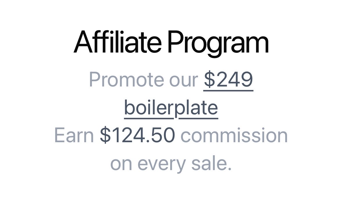 Eric (@ericbn09) on Twitter photo To all directory owners, sign up for my affiliate program and add the <a href="/findlytools/">Findly.tools</a> boilerplate.
Earn $124.5 per sale! To all directory owners, sign up for my affiliate program and add the <a href="/findlytools/">Findly.tools</a> boilerplate.
Earn $124.5 per sale!