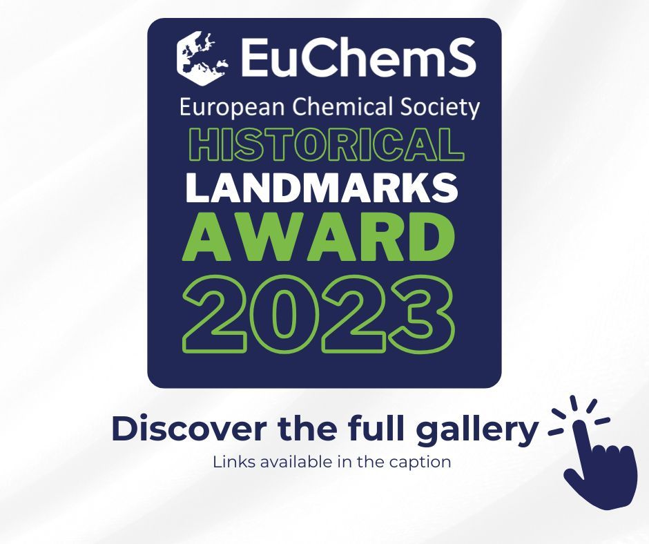 EuChemS's tweet image. 📷 New photos from the celebrations of the 2023 #EuChemS Historical Landmarks Award are now online!
This June, we honoured the #GrotthussLaboratory and #BlueColourWorks, sites of historical importance in European science.
🔗 euchems.eu/awards/euchems…
🔗 euchems.eu/awards/euchems…