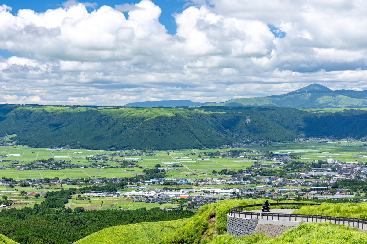 ChopperRyouta's tweet image. 阿蘇で夏してきた🎐
#バイクのある風景