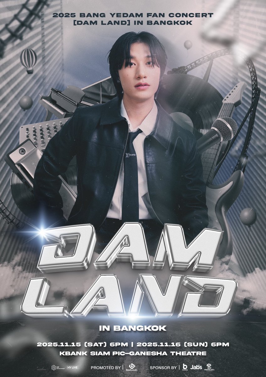 BWRforyou's tweet image. The door is opening now! 🚪 ✨
💌 ยินดีต้อนรับ BY:D ไทยทุกคนเข้าสู่ DAM LAND ดินแดนที่จะพาทุกคนไปสู่โลกของ บัง เยดัม 🦊 💚
🏰ในงาน “2025 BANG YEDAM FAN CONCERT [DAM LAND] IN BANGKOK” รายละเอียดงานพร้อมเสิร์ฟตามนี้ค่ะ 👇🏻

🗓️วันแสดง : วันเสาร์ที่ 15 และ วันอาทิตย์ที่ 16 พฤศจิกายน…
