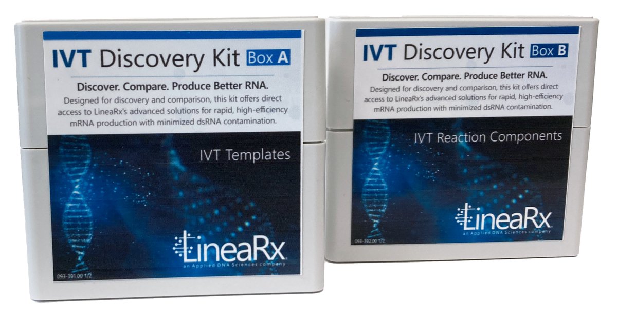 LineaRxDNA's tweet photo. LineaRx is back in Boston! We're at the 5th Annual mRNA-Based Therapeutics Summit with big news: the LineaRx IVT Discovery Kit, our latest innovation for mRNA therapeutic developers. 

Request your kit today. https://t.co/mfnAgJmw9G

#mRNA #SyntheticDNA #RNAtherapeutics #PCR https://t.co/gfi2QffsN9