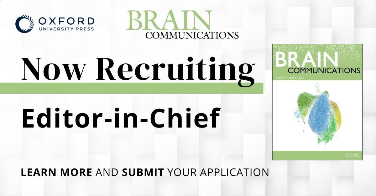 braincomms's tweet image. @braincomms welcomes applications for the next editor in chief 🤓. Please find further details here buff.ly/TI1o606 😃 #editorinchief #applications #recruiting