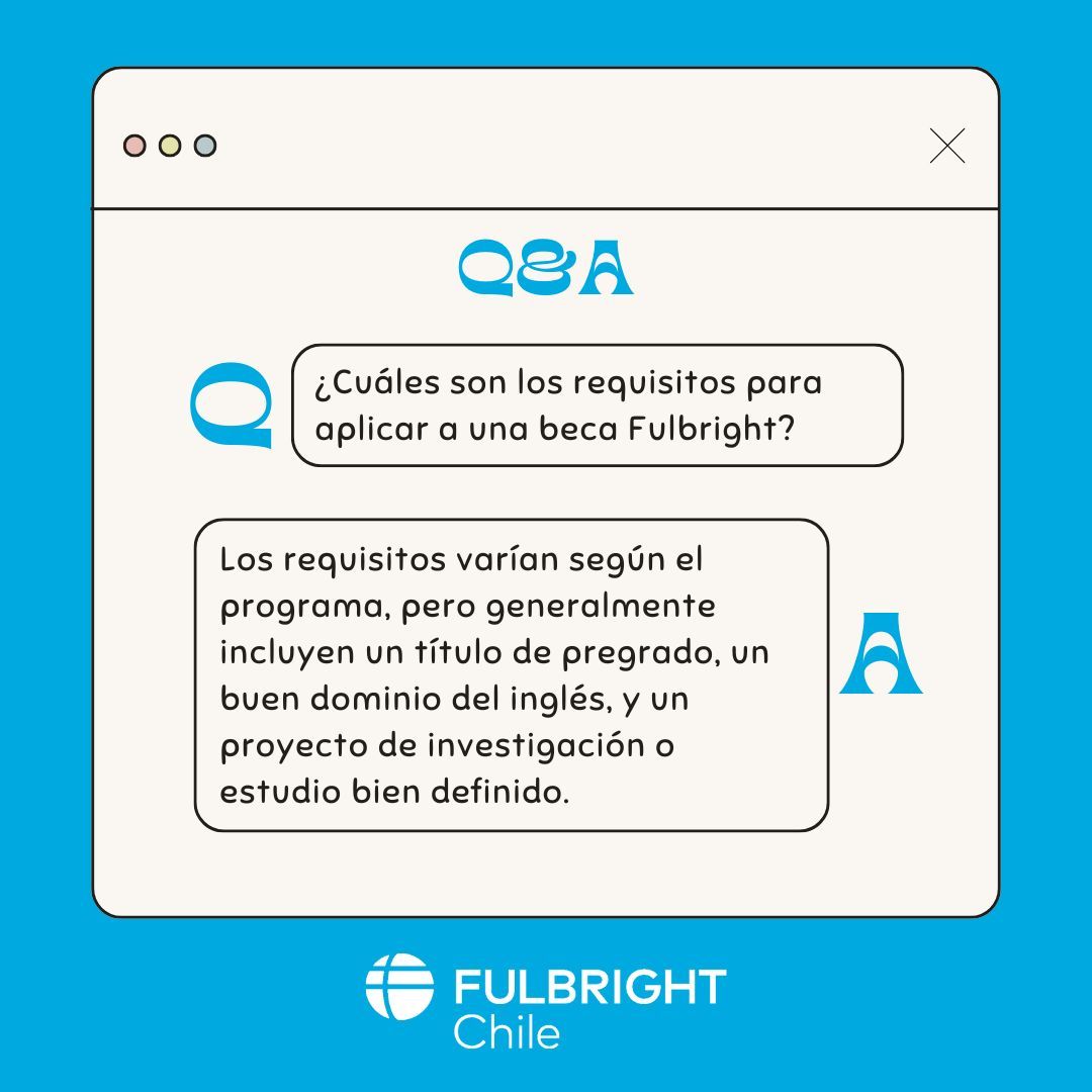 FulbrightCL's tweet image. ¡Seguimos con nuestra serie de Q&A! 🌎
📚 Descubre todo sobre el intercambio académico y cultural entre Chile 🇨🇱 y Estados Unidos 🇺🇸. Prepárate para despejar tus dudas y sumergirte en esta emocionante experiencia.
#FulbrightChile70 #IntercambioCultural #PreguntasYRespuestas