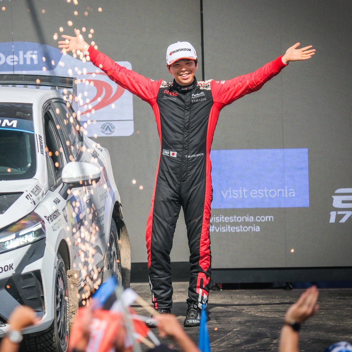 TGR_WRC's tweet image. More success for young rally talent in the TGR family! ✨
Congratulations to TGR WRC Challenge Program driver Takumi Matsushita 🇯🇵 on WRC3 victory in Estonia 🏆
#ToyotaGAZOORacing #WRC #RallyEstonia