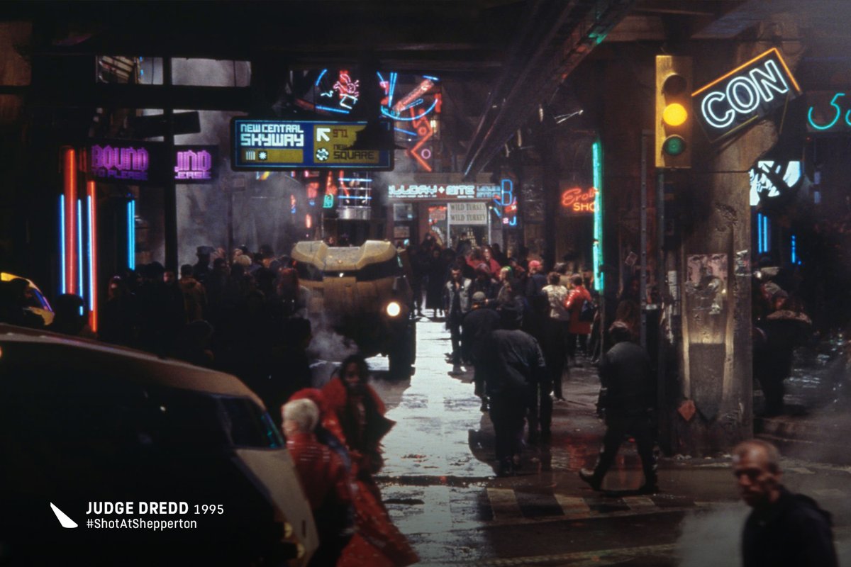 PinewoodStudios's tweet image. &apos;I am the law!&apos; It’s been 30 years since #JudgeDredd starring Sylvester Stallone blasted onto the big screen in UK cinemas #OnThisDay. The 22nd century, dystopian world based on the comics was constructed and #ShotAtShepperton including the huge Mega-City One set and miniatures.