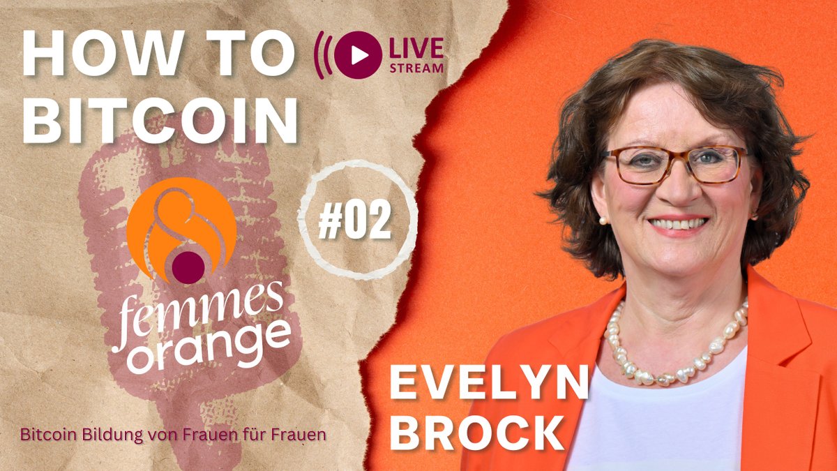 lesfemmesorange's tweet image. 📢 Money Mindset &amp;amp; Bitcoin: 
Dein Weg zur Freiheit! 🥂

🗓️ Montag, 21. Juli
⏰ 19:15 Uhr
📍 YouTube - live

Evelyn Brock @madame_bitcoin zeigt, wie du finanzielle Blockaden 🔓 löst &amp;amp; deine Bitcoin-Chancen 💰 entdeckst. Sei dabei! #HowToBitcoin #FrauenInBitcoin #LesFemmesOrange