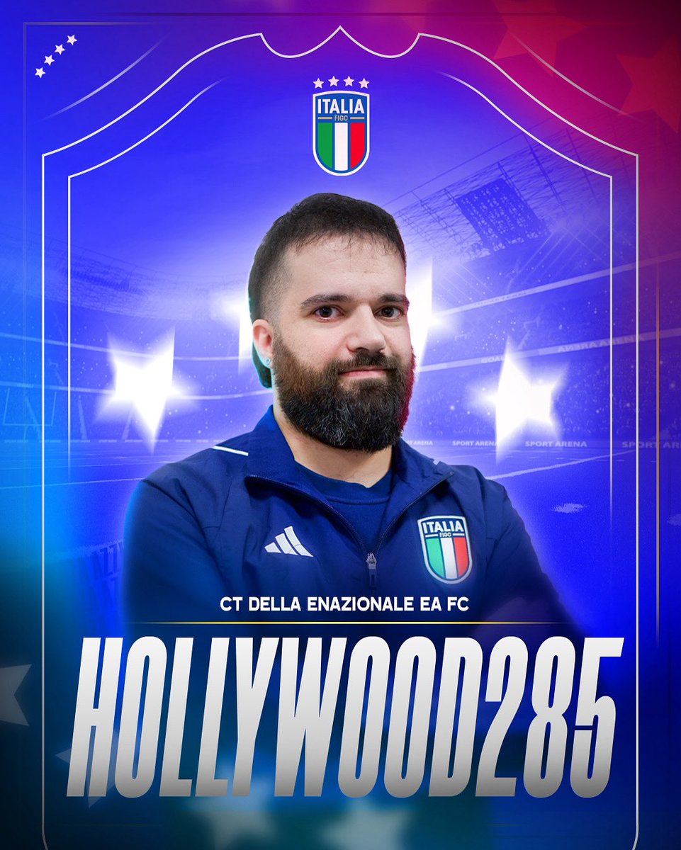 Nazionale Italiana di e-Foot ๐๐ช๐บ TOP4 FeNC FIFA (@enazionalefigc) on Twitter photo Stessa visione, stesso obiettivo ๐ซก๐ฎ๐น
<a href="/HOLLYWOOD285/">Nello Nigro</a> guiderร gli Azzurri nelle qualificazioni di UEFA eEuro2025! ๐
#eNazionale #Azzurri Stessa visione, stesso obiettivo ๐ซก๐ฎ๐น
<a href="/HOLLYWOOD285/">Nello Nigro</a> guiderร gli Azzurri nelle qualificazioni di UEFA eEuro2025! ๐
#eNazionale #Azzurri
