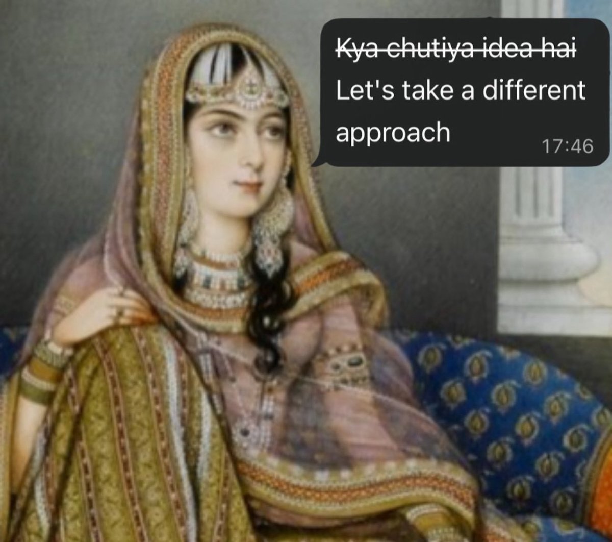 gonegirlisback's tweet image. Sach bataao tumlog, dimaag mein yehi pehle aata hai na? 😬