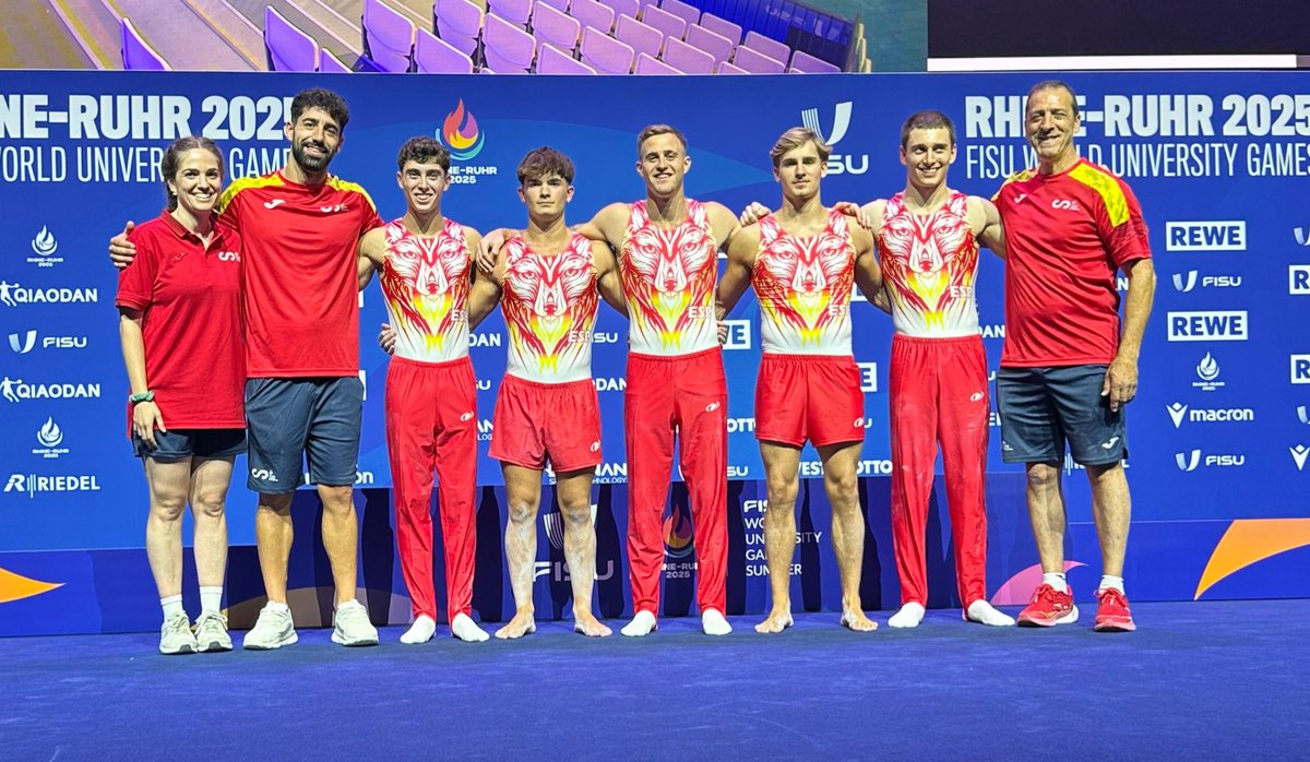 ¡Entrenamientos oficiales realizados! El #TeamESP de #GAM, listo para disputar los Juegos Mundiales Universitarios 💪🏼