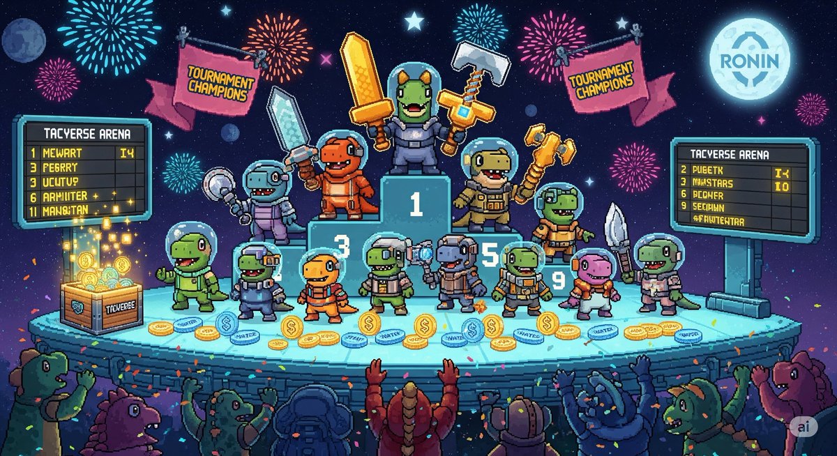 GQ_Zone's tweet photo. 🏆 KRAMBEE’S JOURNEY — COMPLETE! 🕹️✅
What a battle!!! 😂
Thx and Congrats all winners — FIRE, WATER, Tacoins, and rare Tacverse loot are heading your way!
#CraftWorld #Tacverse #Ronin #Web3Gaming #Tacoin
@AngryDynomites @tacversetcg @wizard_tac @Catan_Settler @Ronin_Network https://t.co/pzKkMeslN2