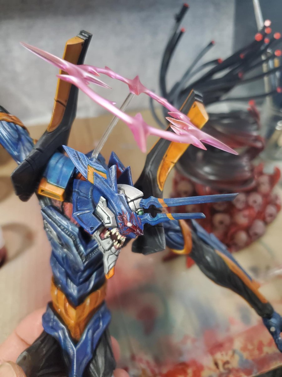 shintarofantom's tweet image. 塗装進捗です #wf2025s #ワンフェス2025夏 #エヴァンゲリオン #エヴァワンフェス