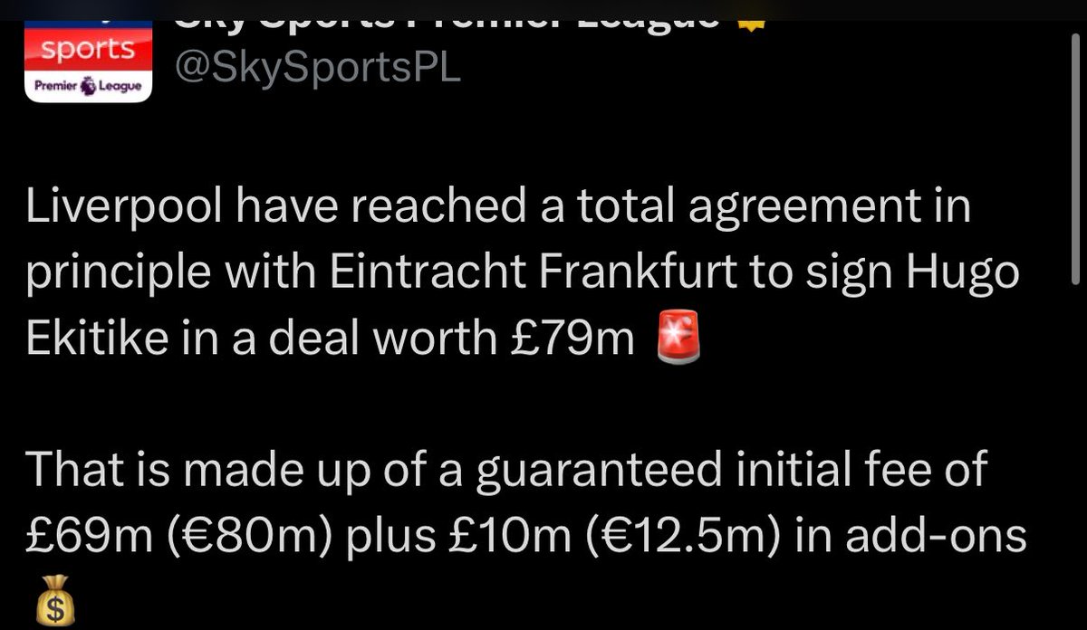 Liverpool are the masters of PR

They’ve been able to spend this transfer fee that’s €91 million and make it seem like it’s less than it is
