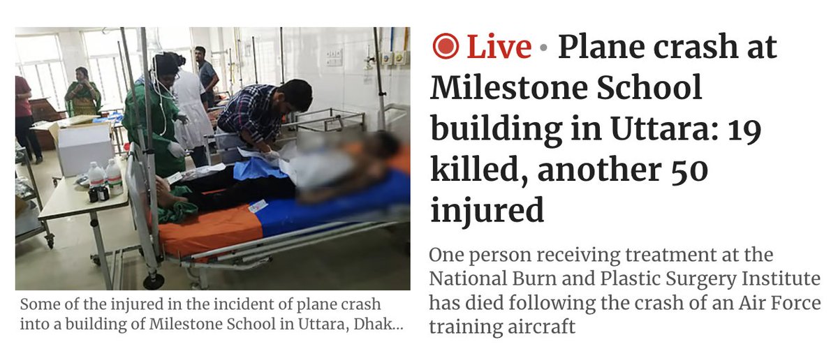 TheDavidBergman's tweet image. Tragedy in #Bangladesh, as airforce training plane crashes in children's school in the capital, Dhaka